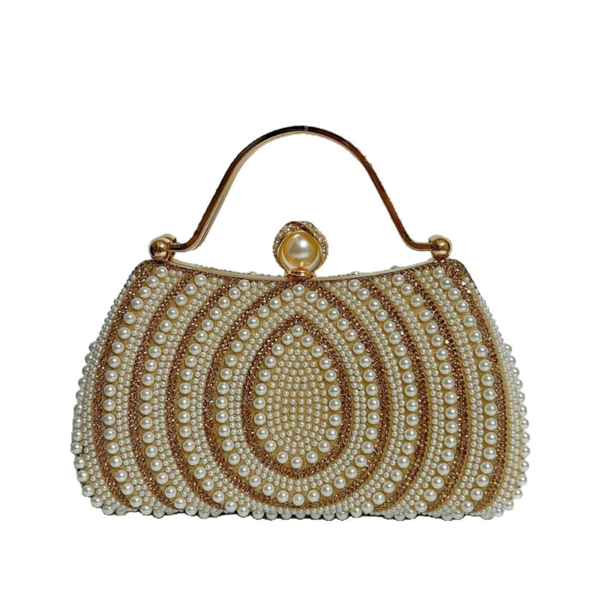 Pearl Diamond Shoulder Handbag