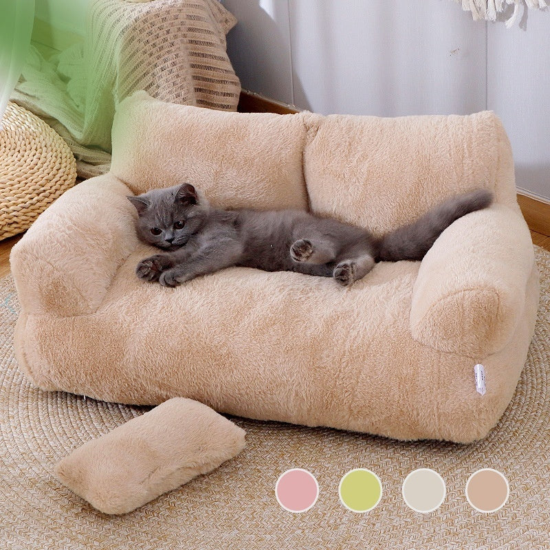 Luxury Plush Cat Bed